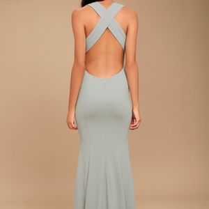 Heaven and Earth Grey Maxi Dress